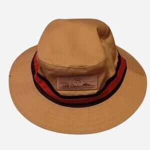 Tan Nicklaus The Club at Porto Cima cream bucket hat Size M/L UPF 50+